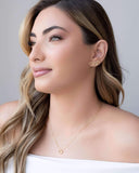 Gargantilha Veneziana Coração Vazado Banhado a Ouro 18K - 45 cm