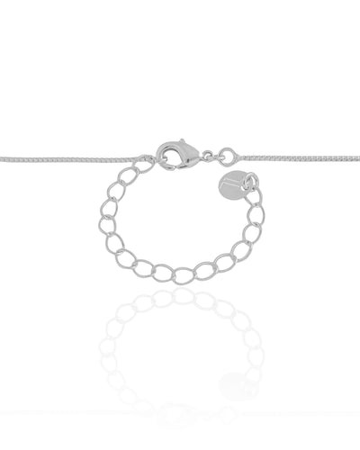 Choker Veneziana Redondo Liso 1,2 cm Ródio Branco - 31 cm
