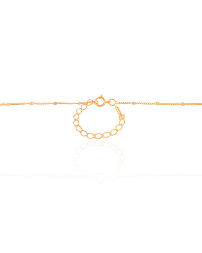 Colar Longo Grumet Plaquinhas 2 mm Banhado a Ouro 18K - 80 cm