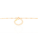 Gargantilha Canutilhos 1 mm Banhado a Ouro 18K - 40 cm