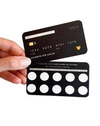 Kit 50 Cartões Fidelidade Lolia