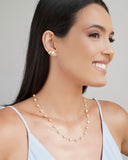Choker Pérolas Barrocas 6 mm Banhado a Ouro 18K