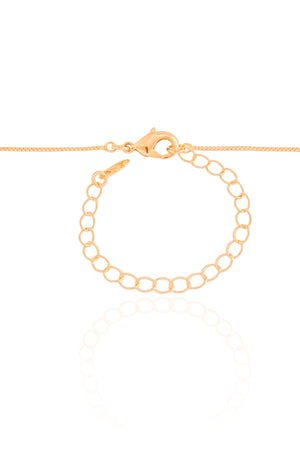 Gargantilha Veneziana Orgânico Pérola Banhado a Ouro 18K - 40 cm