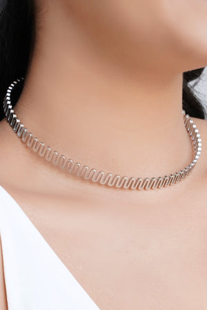 Aro Flexível Mola Ródio Branco