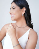 Aro Flexível Mola Ródio Branco