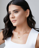 Brinco Argola Click Torcida 1.6 cm Banhado a Ouro 18K