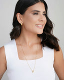 Brinco Argola Abaulada Detalhe 1.6 cm Banhado a Ouro 18K