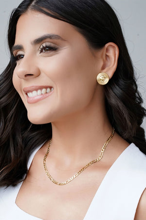 Choker Fígaro 4 mm Banhado a Ouro 18K