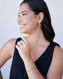 Anel Duplo Elos Tamanho 19 Ródio Branco