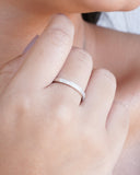 Anel Cravejado Cristal Tamanho 19 Ródio Branco