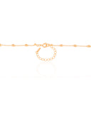 Gargantilha Longa Gomos Banhado a Ouro 18K - 70 cm