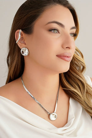 Piercing Transversal Liso 6 mm Ródio Branco