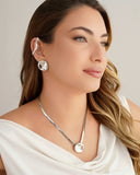 Piercing Transversal Liso 6 mm Ródio Branco