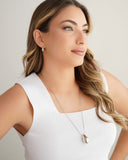 Gargantilha Longa Rabo de Rato 1 mm Gota Lisa Ródio Branco - 60 cm