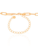Choker Elos 5 mm Banhado a Ouro 18K