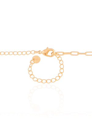 Choker Elos Ovais 4 mm Banhado a Ouro 18K