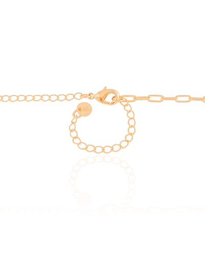 Choker Elos Ovais 4 mm Banhado a Ouro 18K - 33 cm