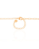 Choker Elos Ovais 4 mm Banhado a Ouro 18K