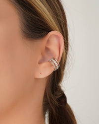 Piercing Bolinhas Pontos de Luz Cristal Ródio Branco