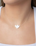 Gargantilha Nylon Espírito Santo Banhado a Ouro 18K - 38 cm