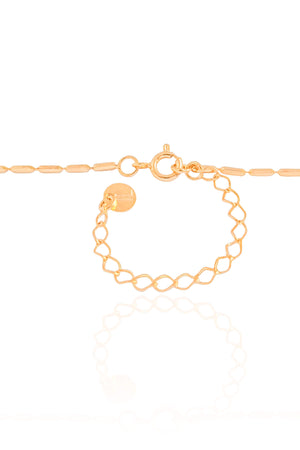 Gargantilha Canutilhos 1 mm Banhado a Ouro 18K - 45 cm