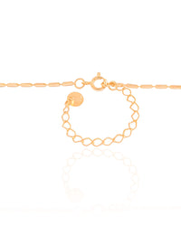 Gargantilha Canutilhos 1 mm Banhado a Ouro 18K - 45 cm