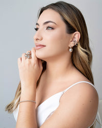 Piercing Filetes Tubo Ródio Branco