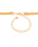 Choker Detalhada 6 mm Banhado a Ouro 18K
