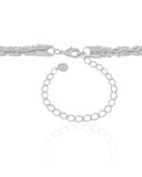 Choker Detalhada 6 mm Ródio Branco