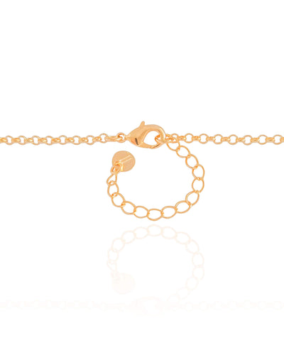 Colar Elos Spike 13 mm Banhado a Ouro 18K - 45 cm