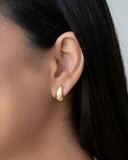 Brinco Gota Lisa 1.7 cm Banhado a Ouro 18K