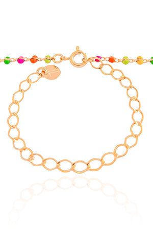 Choker Bolinhas Coloridas 2 mm Banhado a Ouro 18K