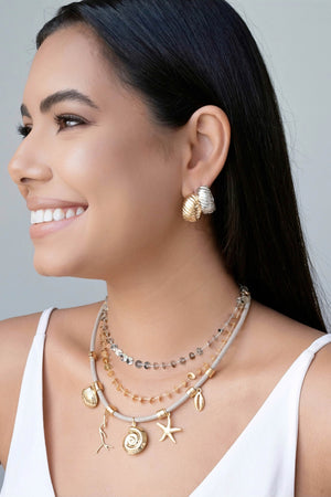 Choker Plaquinhas Lisas 6 mm Banhado a Ouro 18K