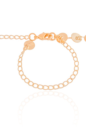 Choker Plaquinhas Lisas 6 mm Banhado a Ouro 18K