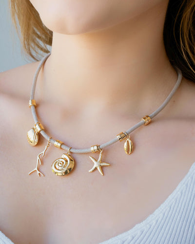 Colar Cordão Marítimo 4 mm Banhado a Ouro 18K - 45 cm