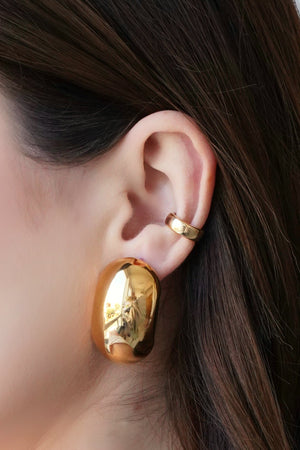 Piercing Liso 4 mm Banhado a Ouro 18K