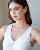 Brinco Argola Achatada Lisa 1.7 cm Ródio Branco