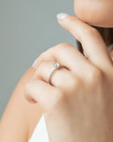 Anel Ponto de Luz Cravejado Tamanho 15 Ródio Branco