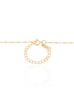 Gargantilha Gravata Bolinhas Pontos de Luz Cristal Banhado a Ouro 18K