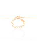 Gargantilha Veneziana Oval Orgânico Banhado a Ouro 18K - 45 cm