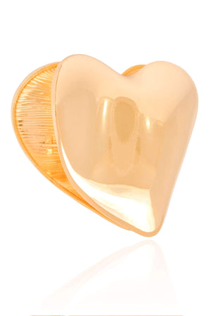 Presilha Coração Liso Banho Dourado