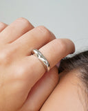 Anel Coração Liso Tamanho 16 Ródio Branco