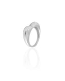 Anel Coração Liso Tamanho 20 Ródio Branco