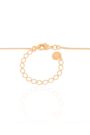 Gargantilha Veneziana Letra G 1.7 cm Bolha Banhado a Ouro 18K - 45 cm