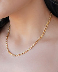 Choker Elos Nó Banhado a Ouro 18K