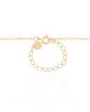 Gargantilha Elos Pontos de Luz Cristal Banhado a Ouro 18K - 50 cm