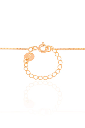 Gargantilha Veneziana Pontos de Luz Coloridos Banhado a Ouro 18K - 40 cm