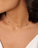 Elos Gomos Lisos 4 mm Banhado a Ouro 18K 40 cm
