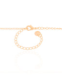 Elos Gomos Lisos 4 mm Banhado a Ouro 18K 40 cm