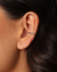 Piercing Cravejado Colorido Banhado a Ouro 18K